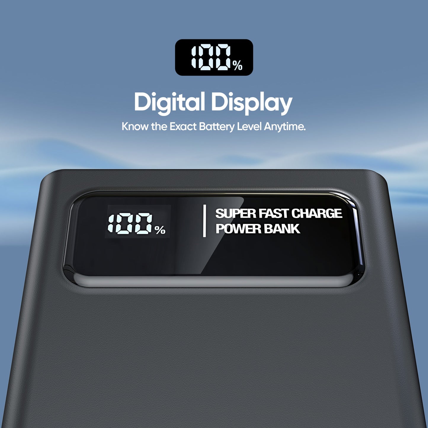 ELEKFONE 10000mAh 22.5W PD Power Bank, Compatible with Phones and Tablets - P1