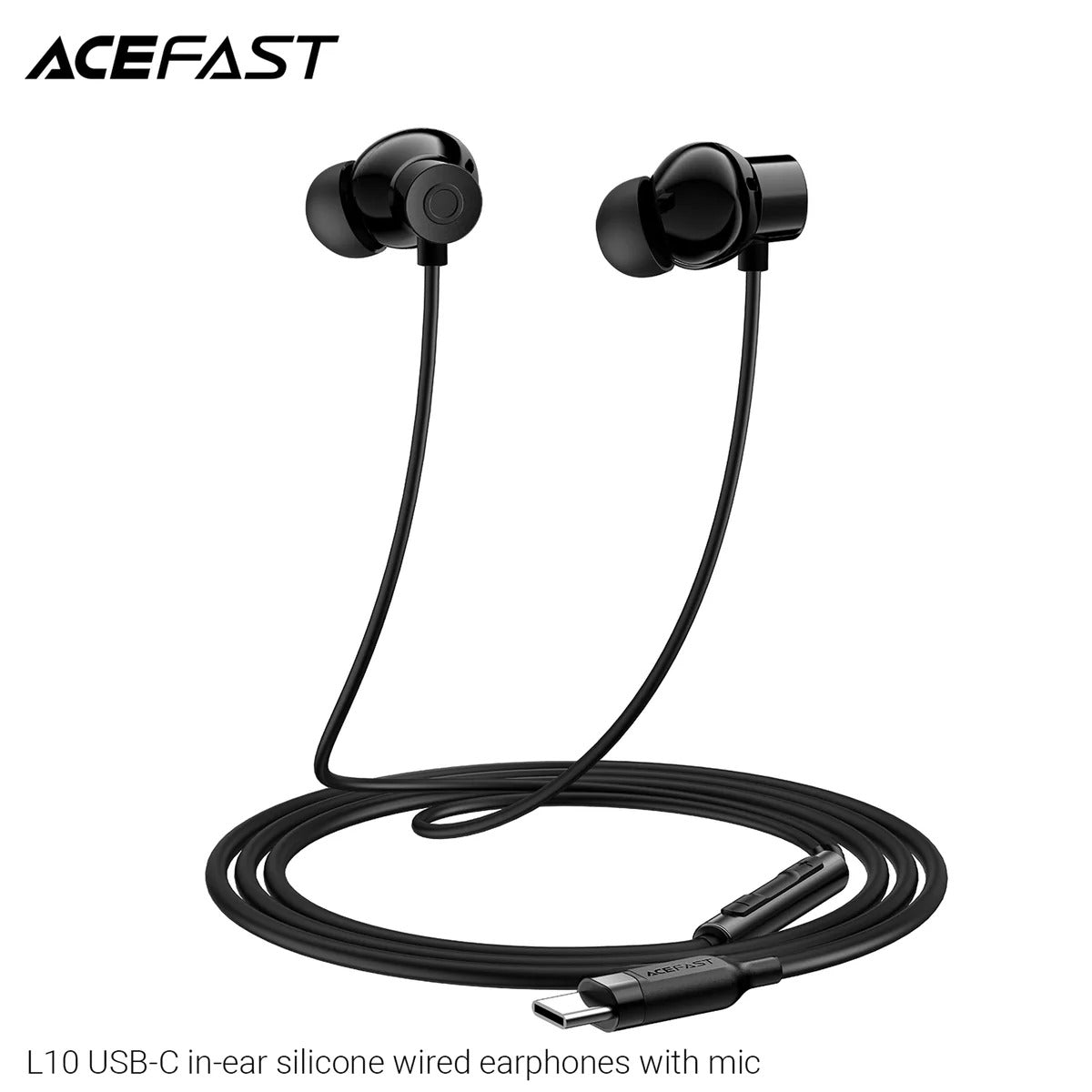 ACEFAST Type-C In-Ear Wired Earphones with Mic - L10