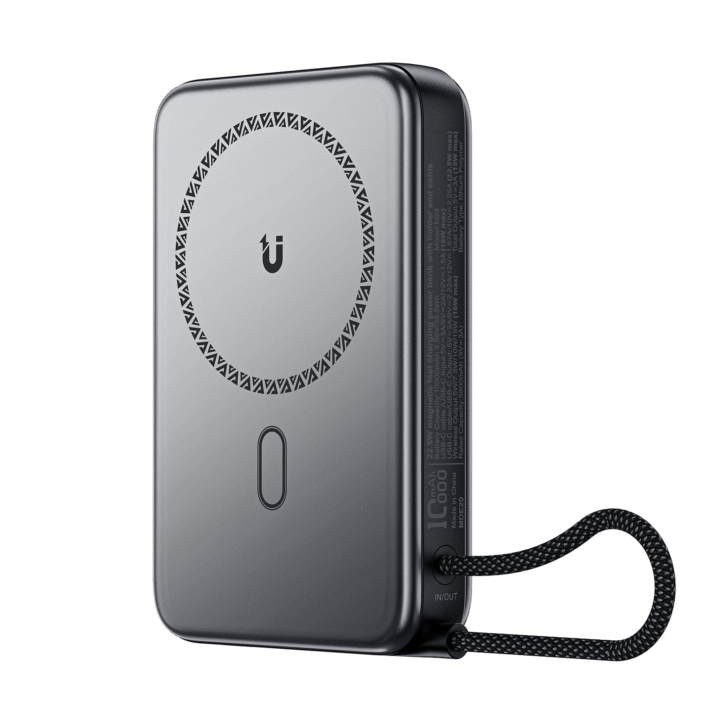 ACEFAST 22.5W Magnetic Power Bank with Holder and Tyep-C Cable - M24