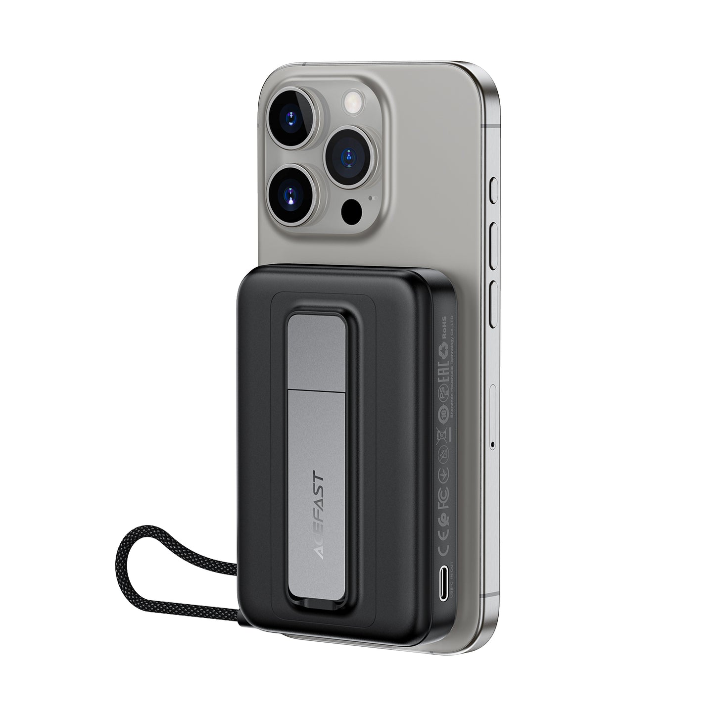ACEFAST 22.5W Magnetic Power Bank with Holder and Tyep-C Cable - M24