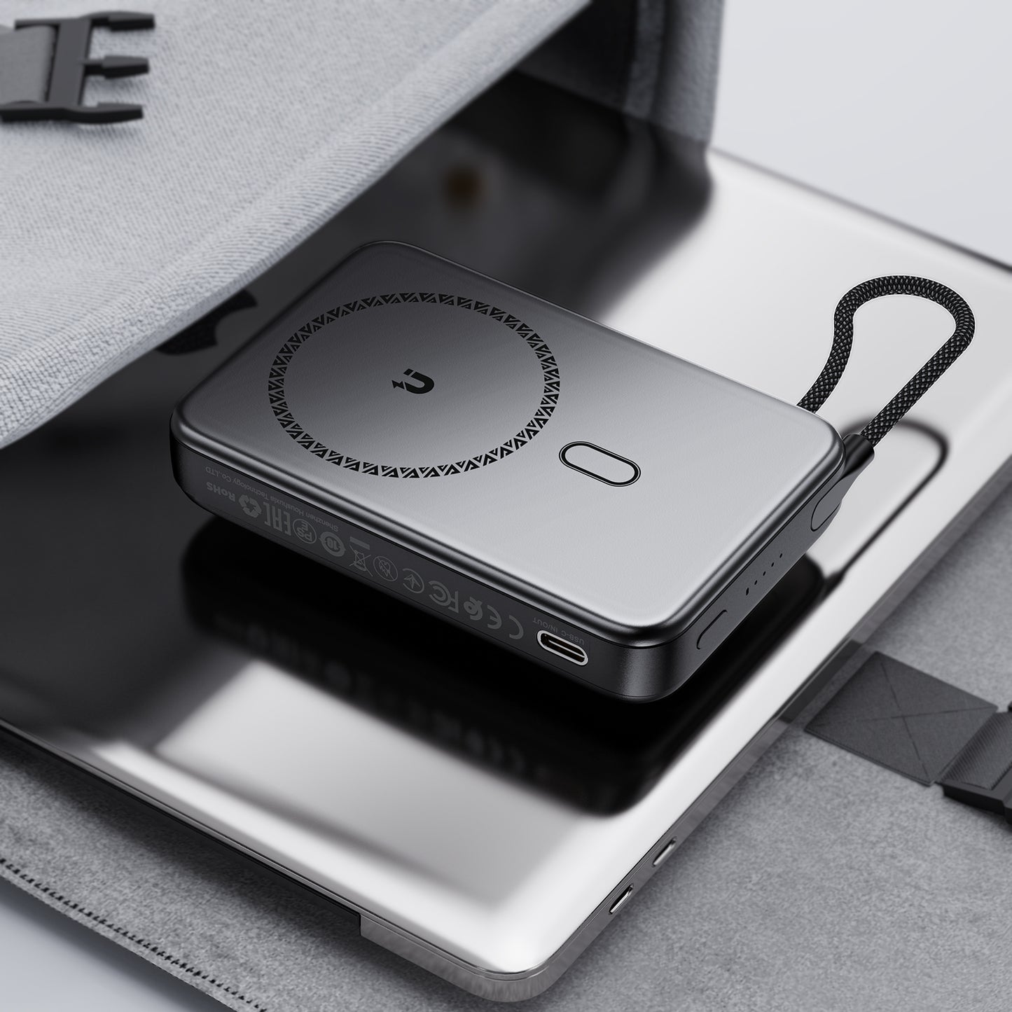 ACEFAST 22.5W Magnetic Power Bank with Holder and Tyep-C Cable - M24