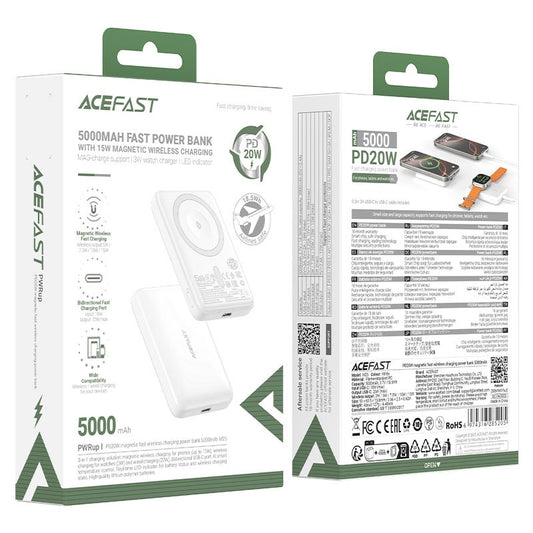 ACEFAST PD 20W Magnetic Fast Wireless Charging Power Bank - M25-5000