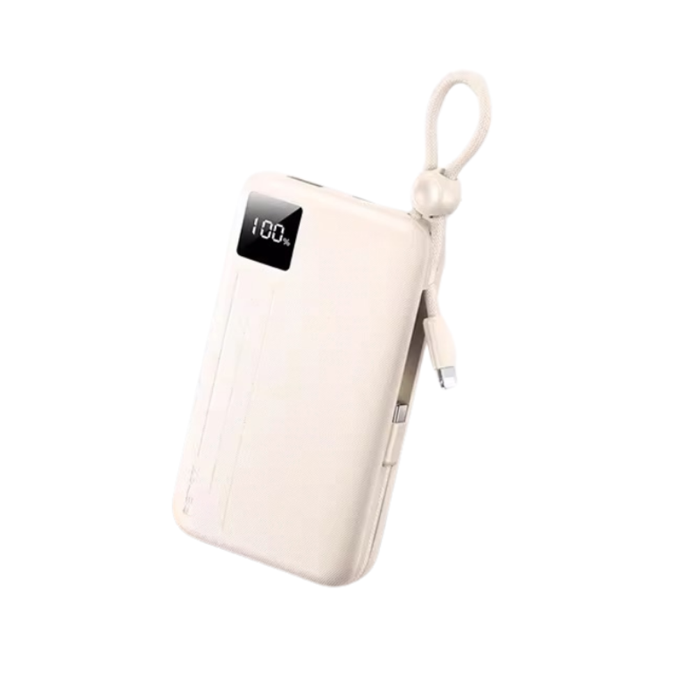 REMAX 22.5W Dual Cables Fast Charging Power Bank 10000mAh - FC-13