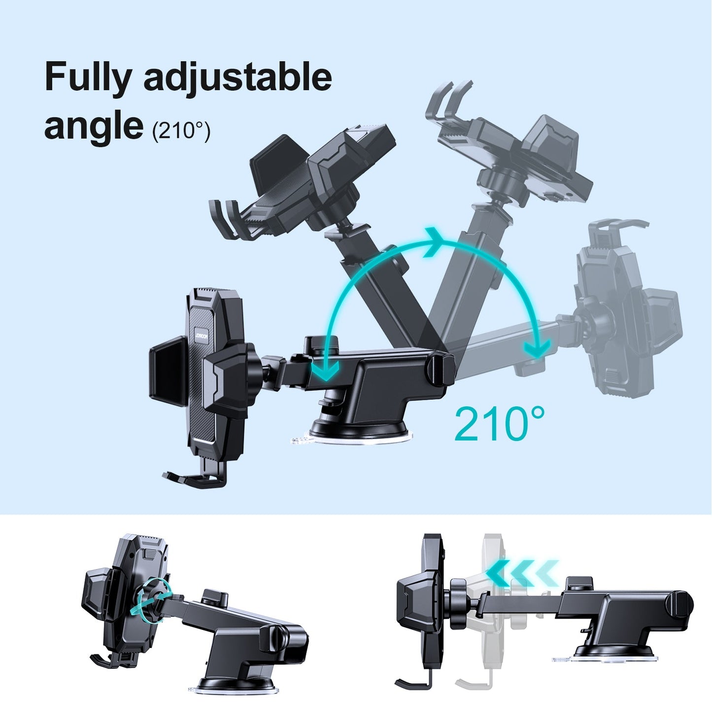 JOYROOM Car Phone Holder for Dashboard โ Suitable for Large Phones - JR-ZS285