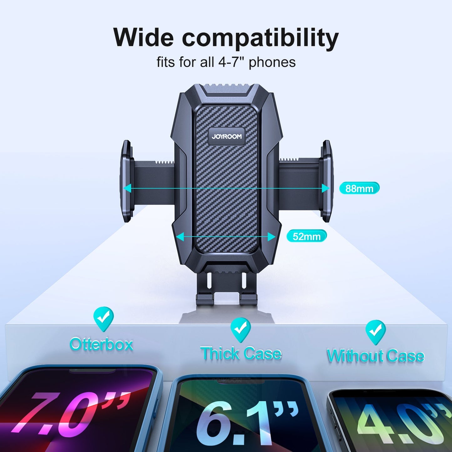 JOYROOM Car Phone Holder for Dashboard โ Suitable for Large Phones - JR-ZS285