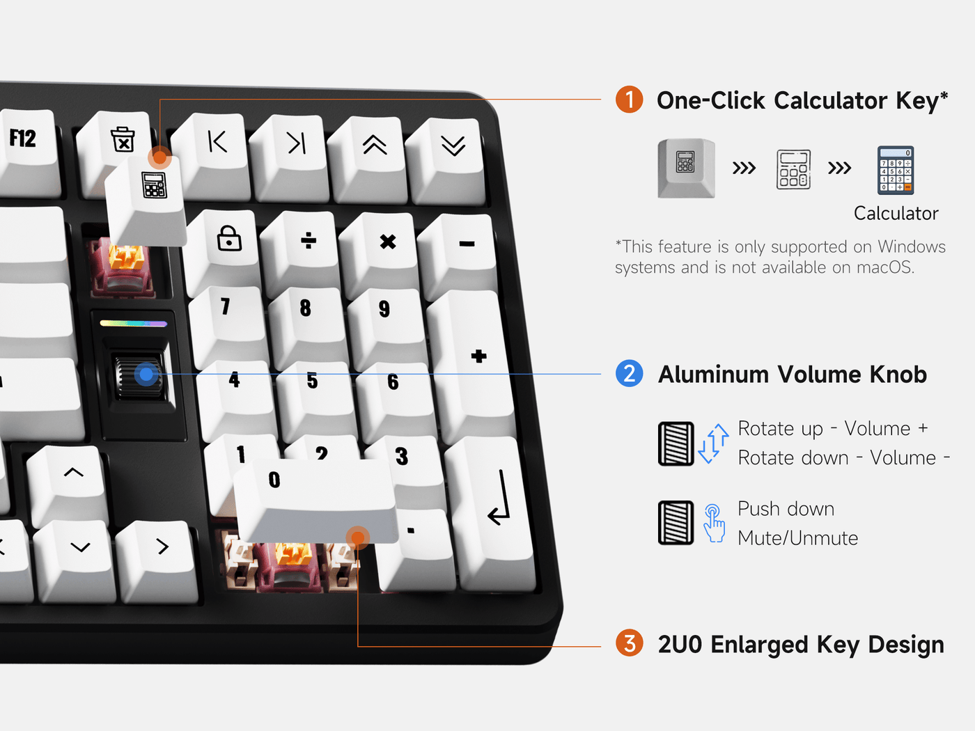 MCHOSE x Unbox Therapy - UT98 Mechanical Keyboard