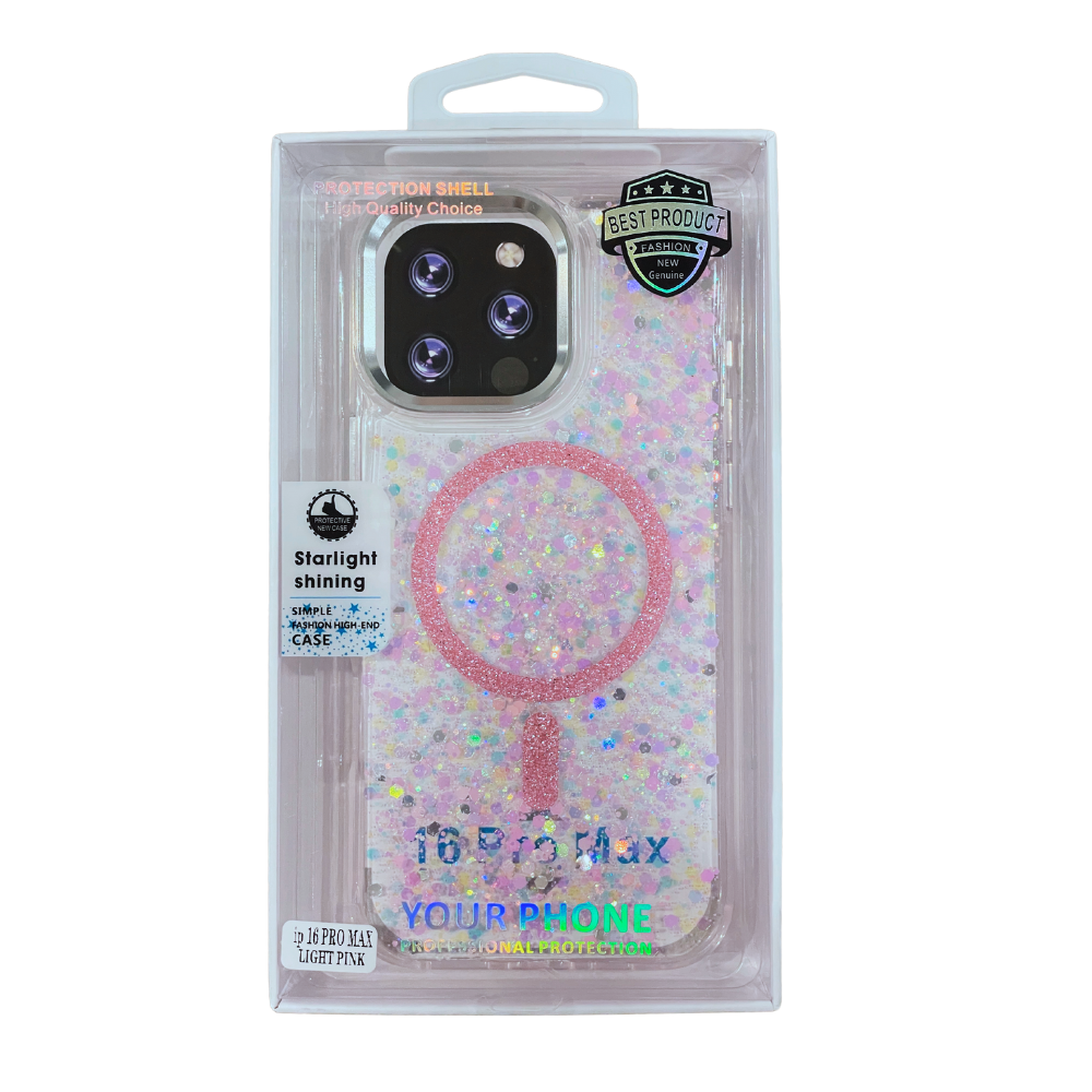 Premium Hard-Shell Glitter Case for iPhone 11-16 series - M4