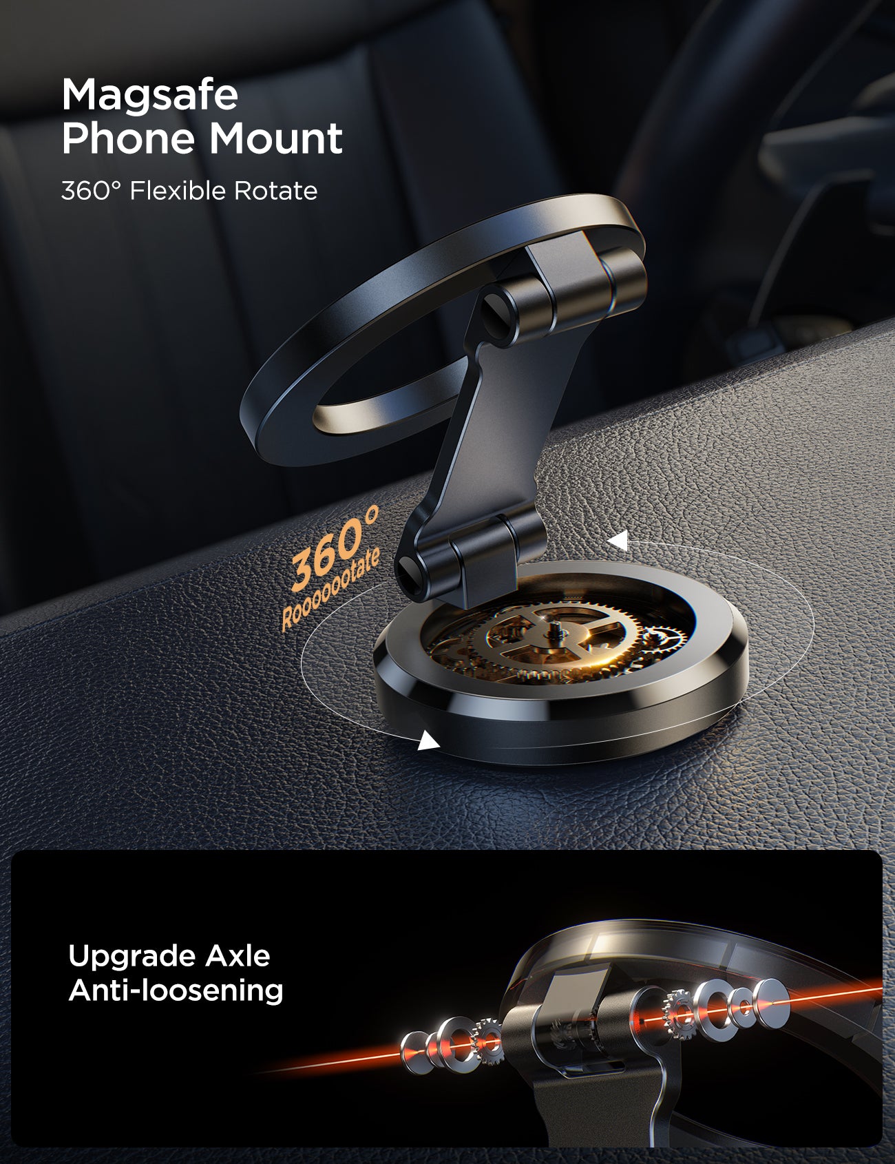 JOYROOM Foldable Magnetic Car Phone Mount - JR-ZS403