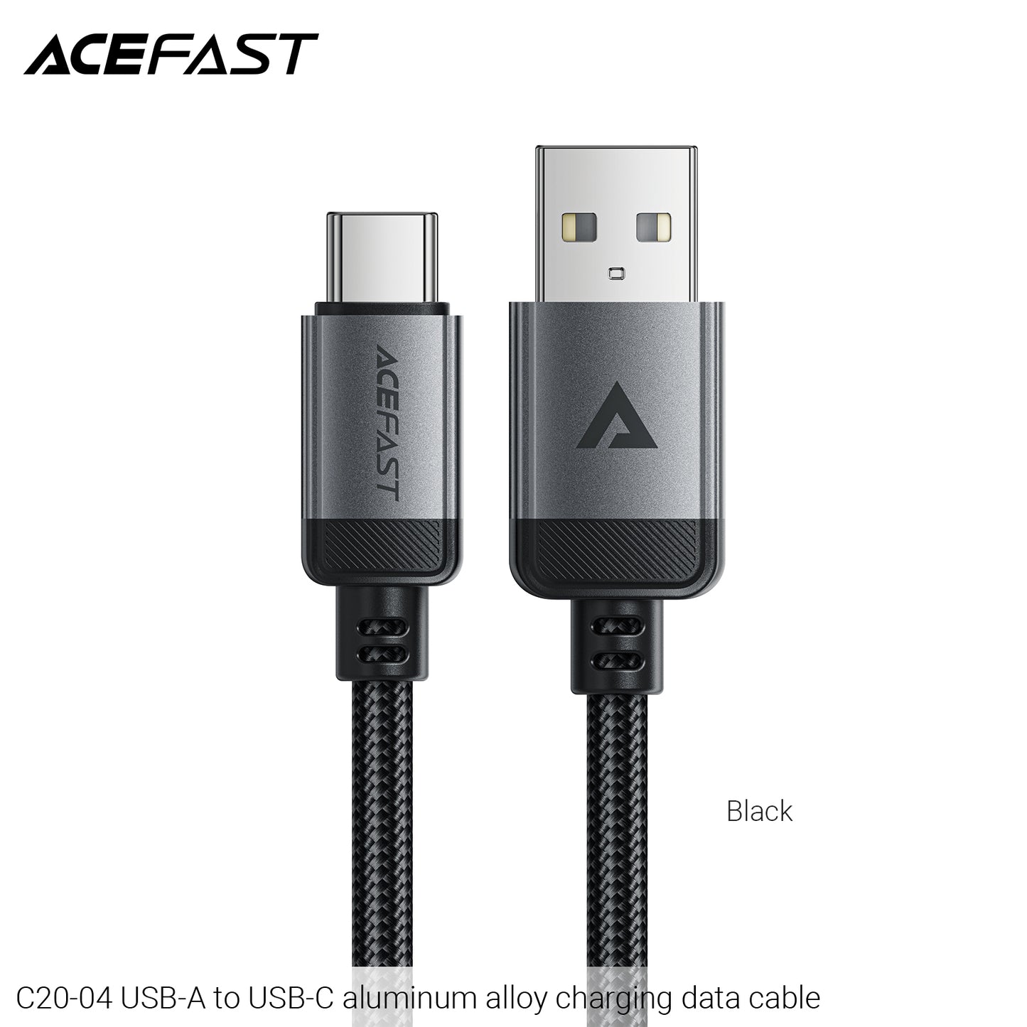 ACEFAST Premium Braided-Nylon USB-A to USB-C Cable - C20-04