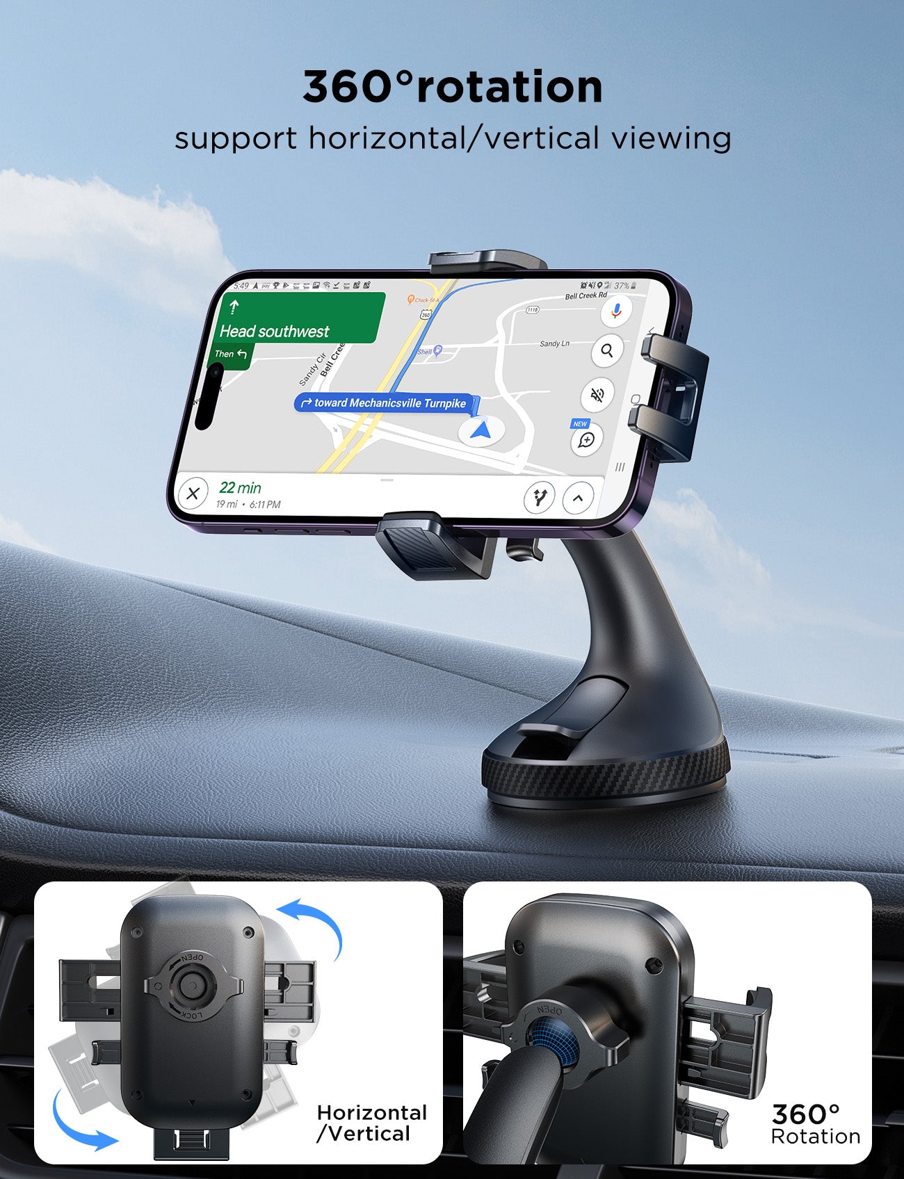 JOYROOM Car Phone Mount for Windscreen JR-OK6