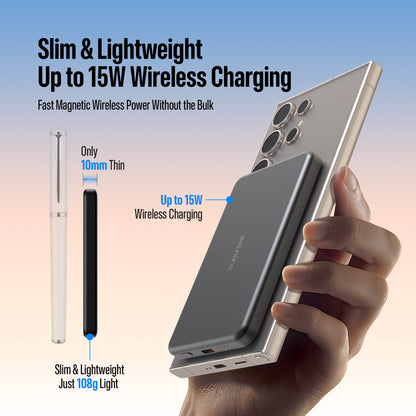 ELEKFONE 5,000mAh Super Slim MagSafe Power Bank - CW11