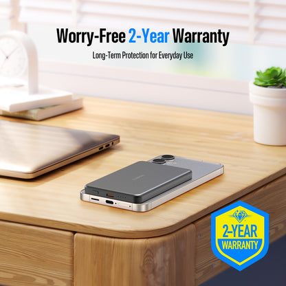 ELEKFONE 5,000mAh Super Slim MagSafe Power Bank - CW11