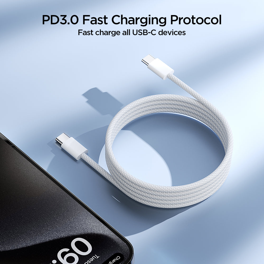 JOYROOM USB-C to USB-C 60W Fast Charging Cable Designed for iPhone 15 1M - S-A45