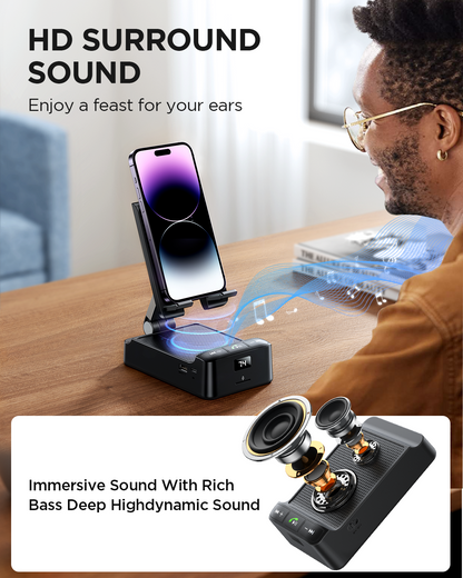 JOYROOM Wireless Speaker with Phone Holder - JR-MH01