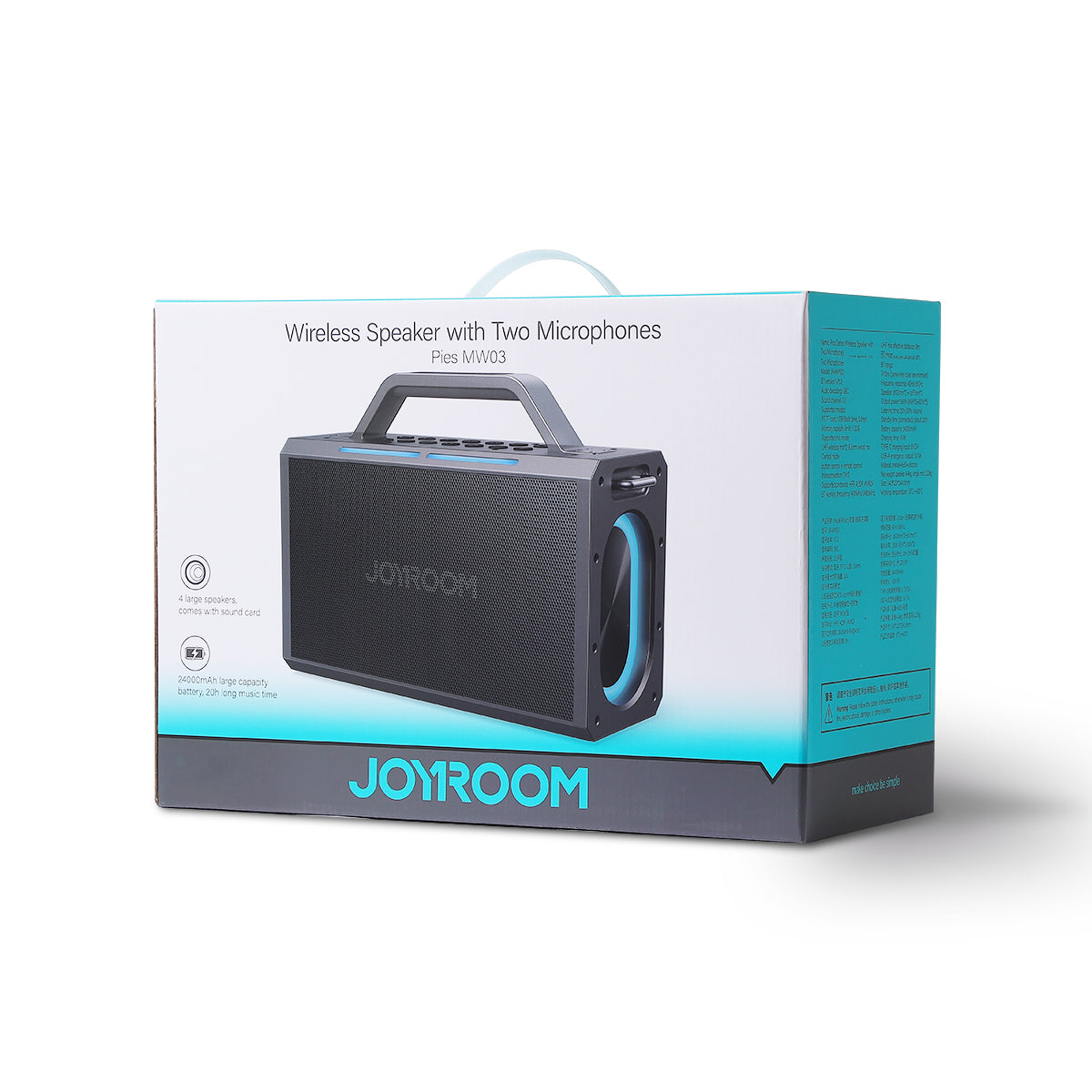 JOYROOM Premium Wireless Speaker with Dual Mic JR-MW03