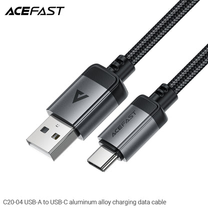 ACEFAST Premium Braided-Nylon USB-A to USB-C Cable - C20-04