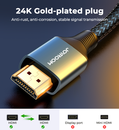 JOYROOM HDMI to HDMI Cable 4K 60Hz 2M - SY-20H1