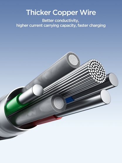 JOYROOM 100W USB-A to USB-C Fast Charging Data Cable 1.2M -SA25-AC6