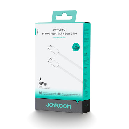 JOYROOM USB-C to USB-C 60W Fast Charging Cable Designed for iPhone 15 1M - S-A45