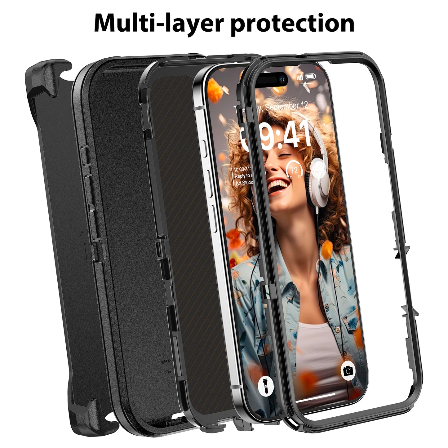 Shockproof Phone Case for iPhone 11-16 Series