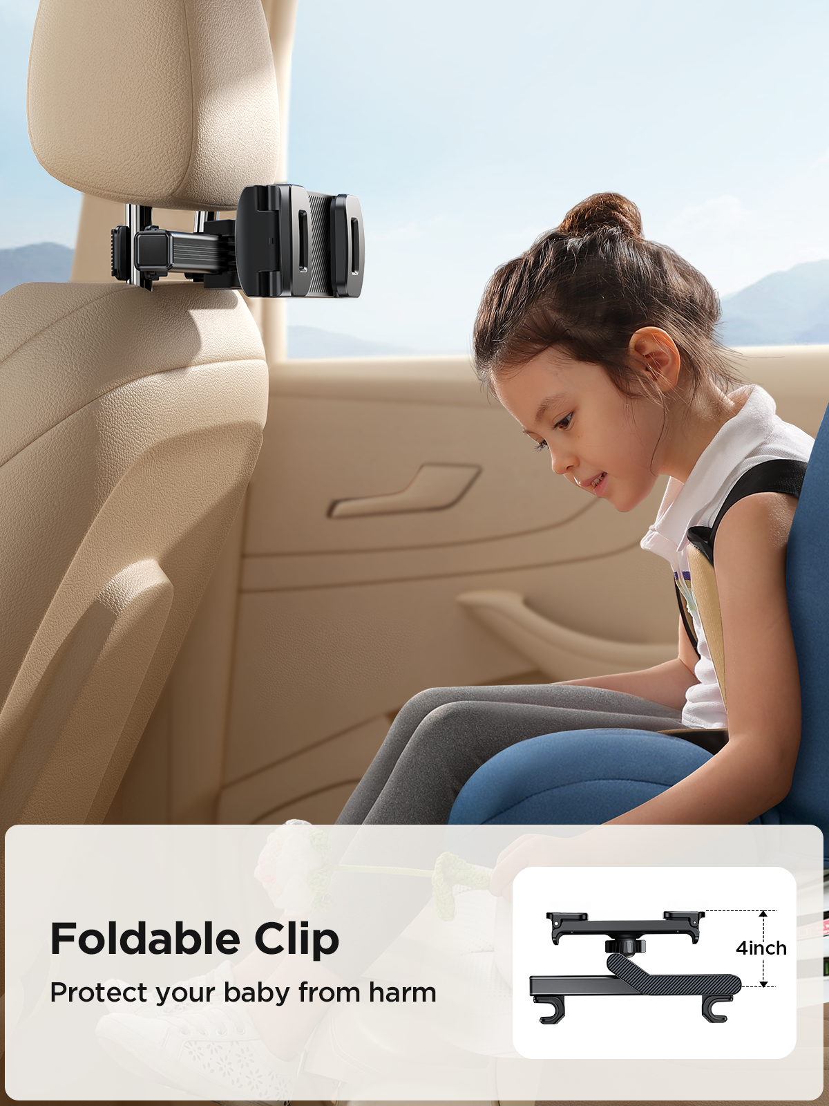 JOYROOM Car Headrest Tablet/Phone Holder JR-ZS369