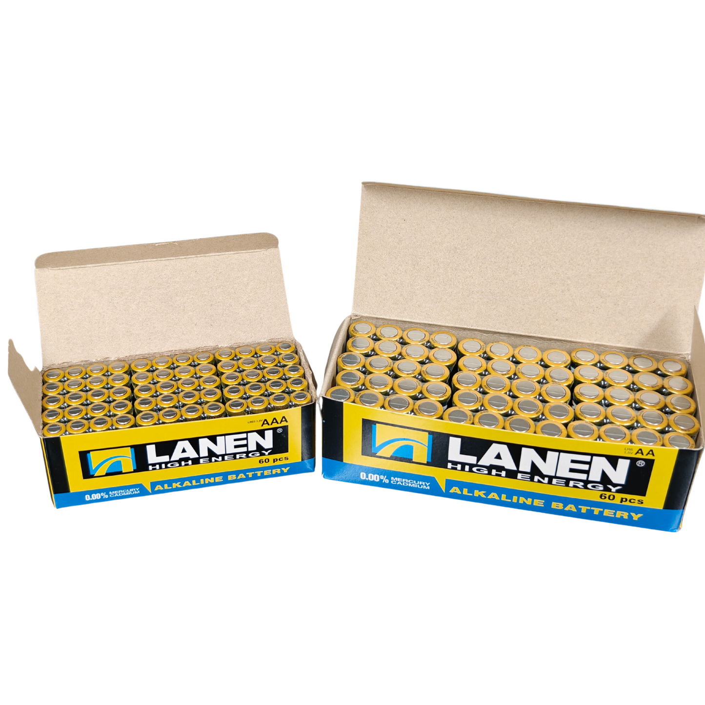 AAA/AA Alkaline Batteries – High Energy, Leak-Proof Design, 1.5V