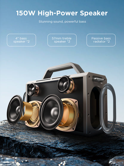 JOYROOM Premium Wireless Speaker with Dual Mic JR-MW03