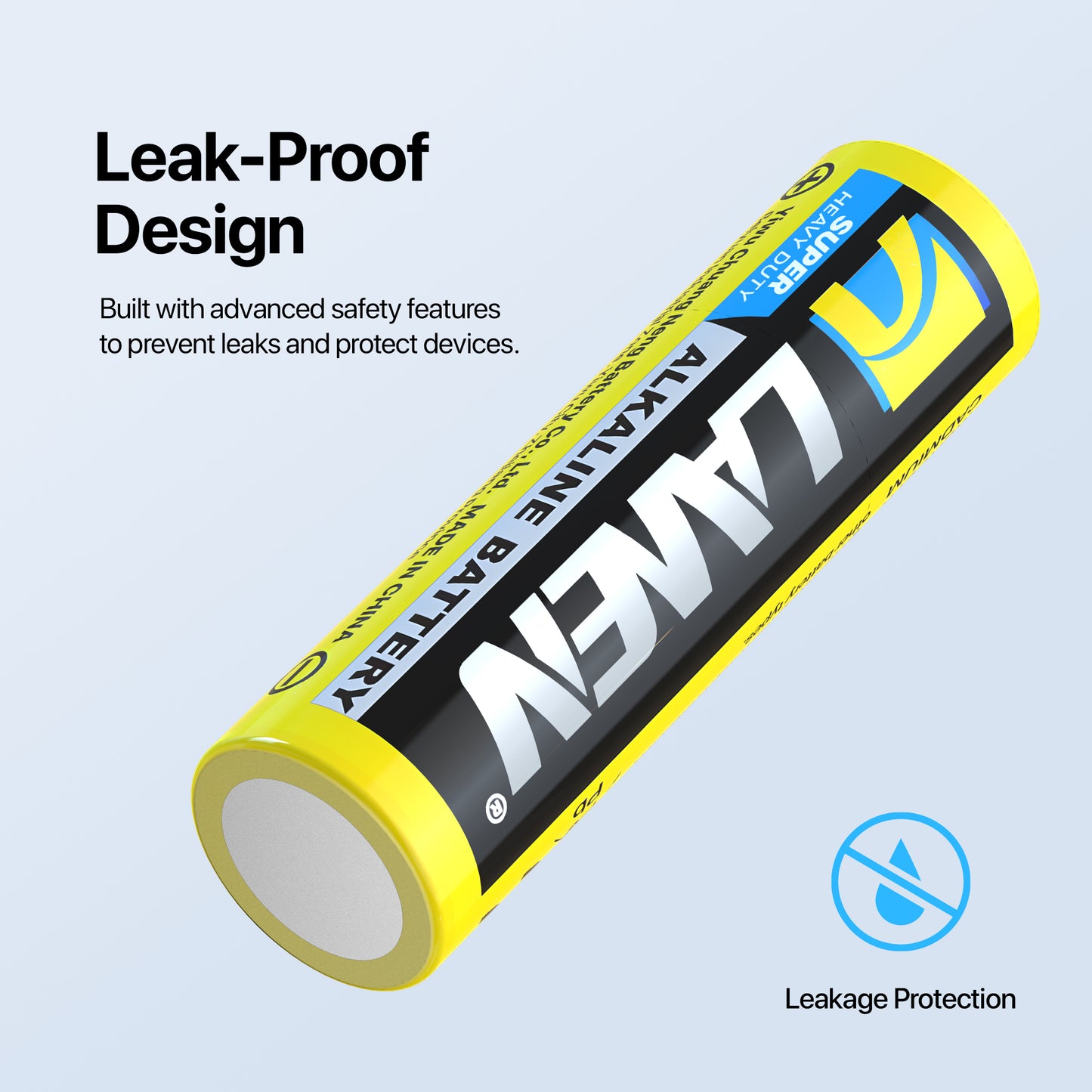 AAA/AA Alkaline Batteries – High Energy, Leak-Proof Design, 1.5V