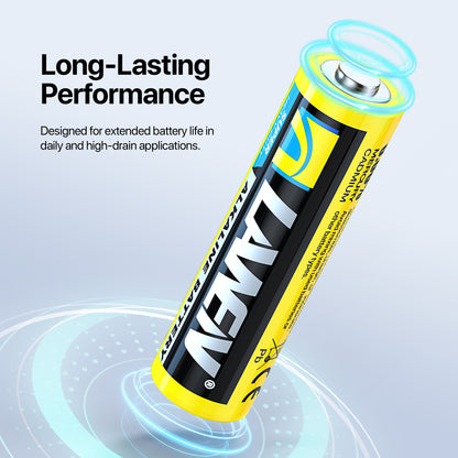 AAA/AA Alkaline Batteries – High Energy, Leak-Proof Design, 1.5V