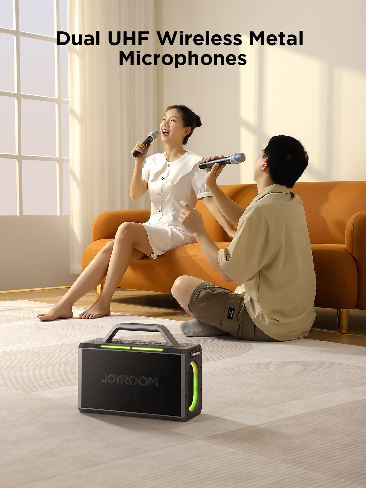 JOYROOM Premium Wireless Speaker with Dual Mic JR-MW03