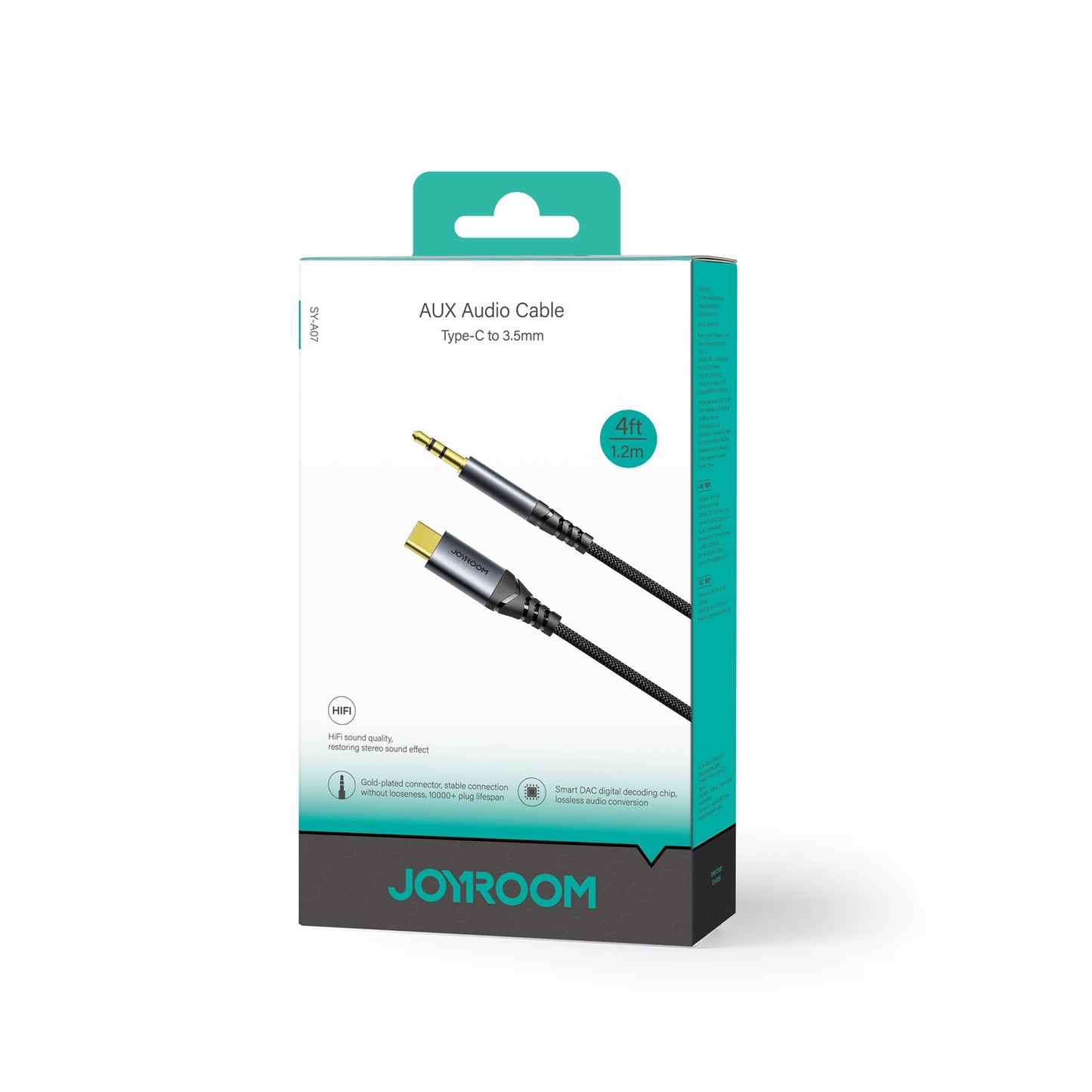 JOYROOM Type-C To 3.5mm Audio Cable HIFI 1.2M SY-A07