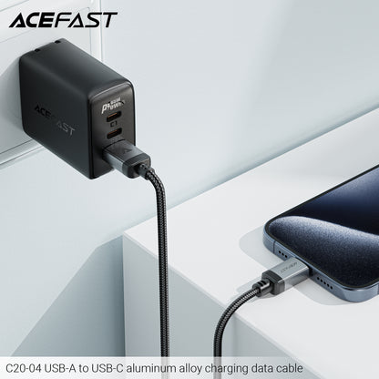 ACEFAST Premium Braided-Nylon USB-A to USB-C Cable - C20-04