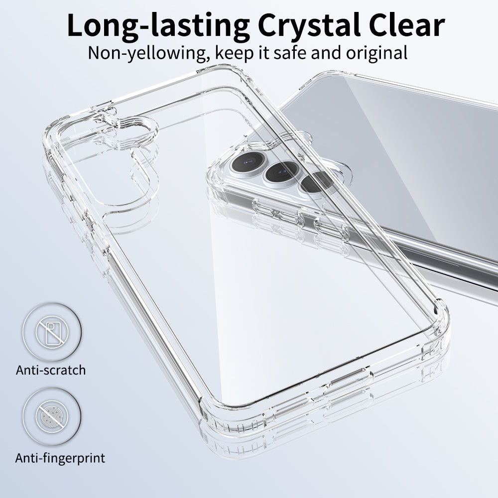 Premium Hard-Shell Clear Case for Samsung S25 Series