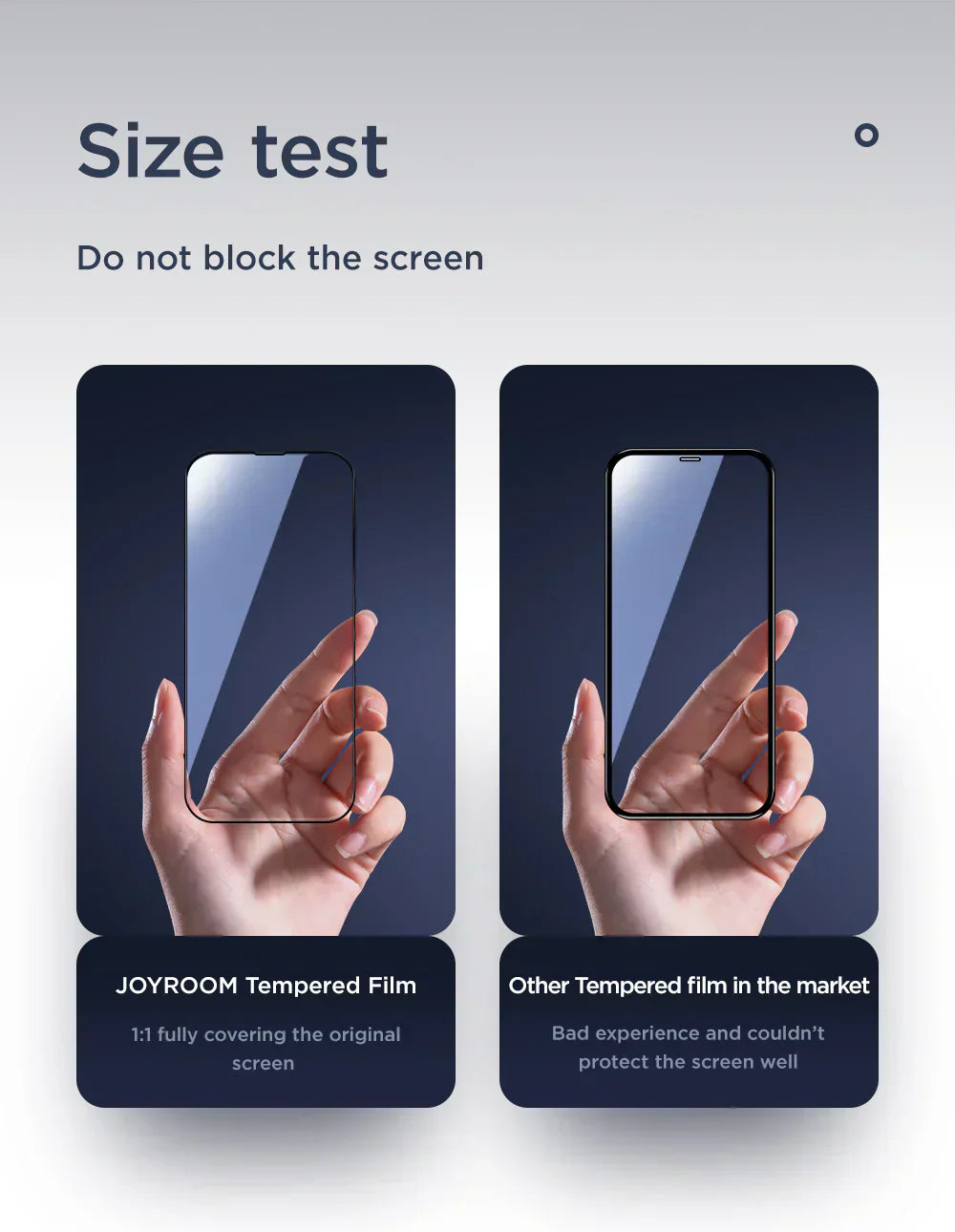 JOYROOM Premium Screen Protector For iPhone 15 Series - JR-Z24