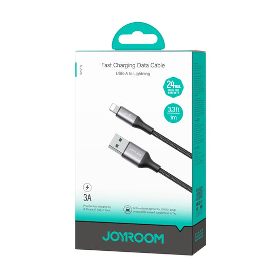 JOYROOM New Braided Charging Cable (USB to Type-C/Lightning) S-A28