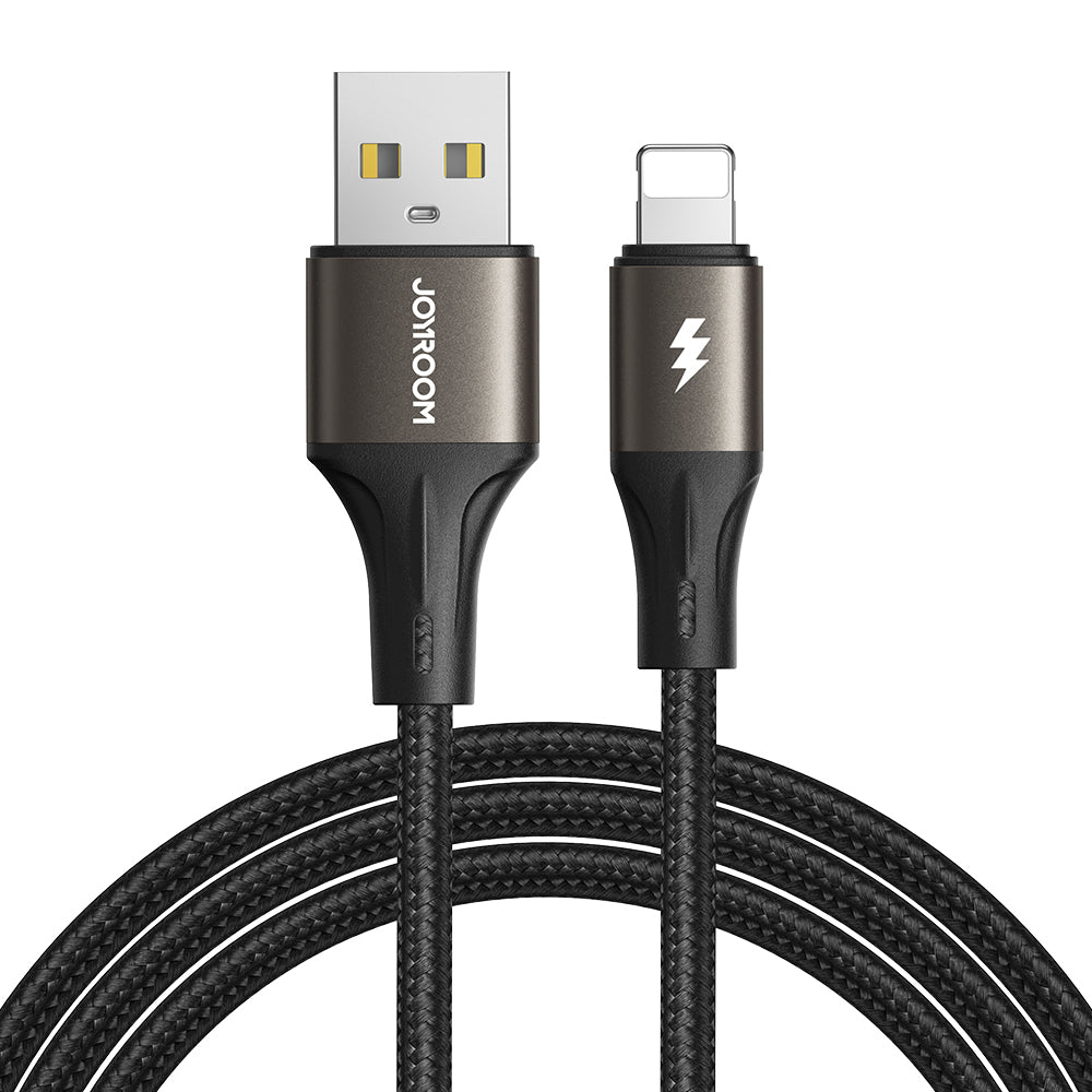 JOYROOM Premium Braided Charging Cable 1.2M (USB to Lightning/Type-C) - S-A25