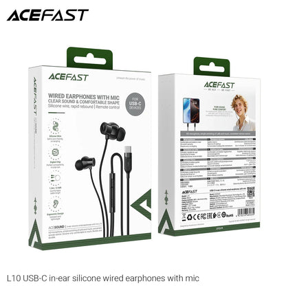 ACEFAST Type-C In-Ear Wired Earphones with Mic - L10