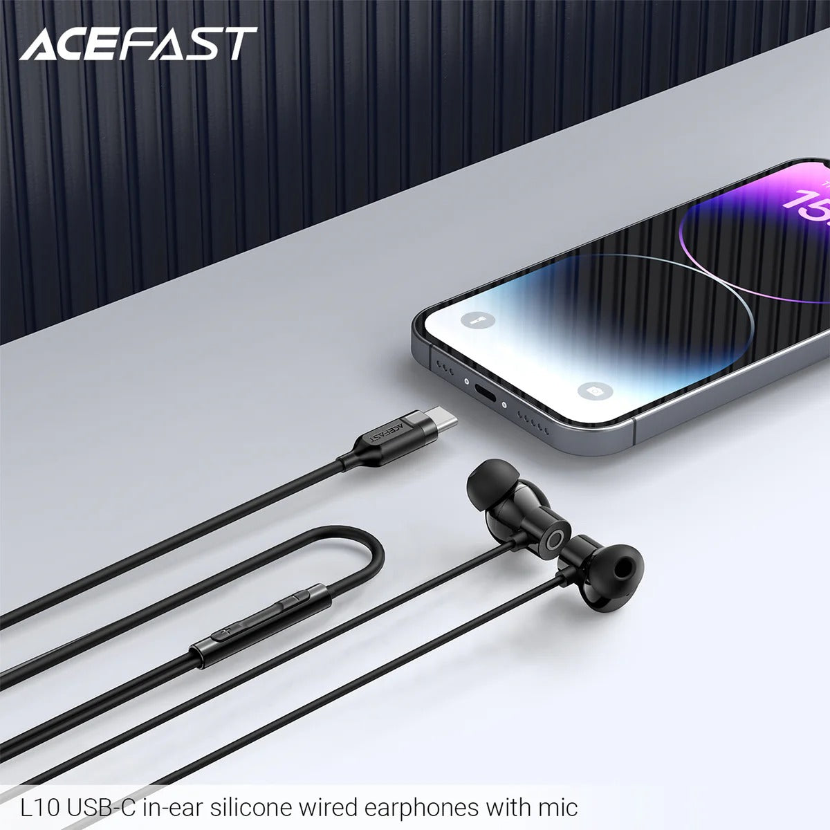 ACEFAST Type-C In-Ear Wired Earphones with Mic - L10