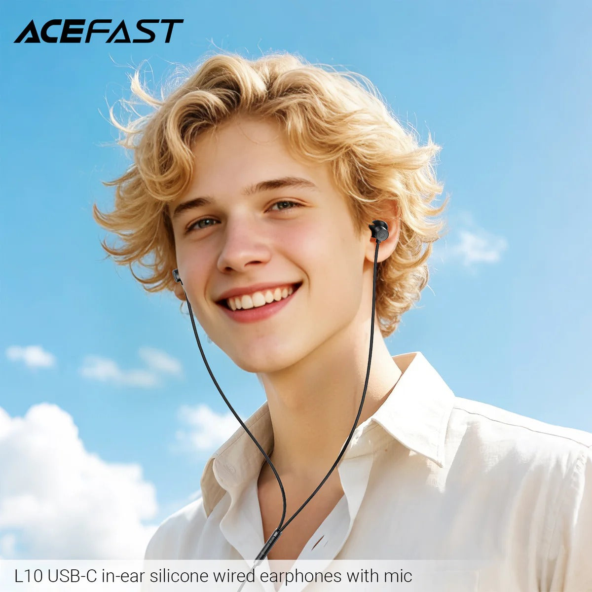 ACEFAST Type-C In-Ear Wired Earphones with Mic - L10