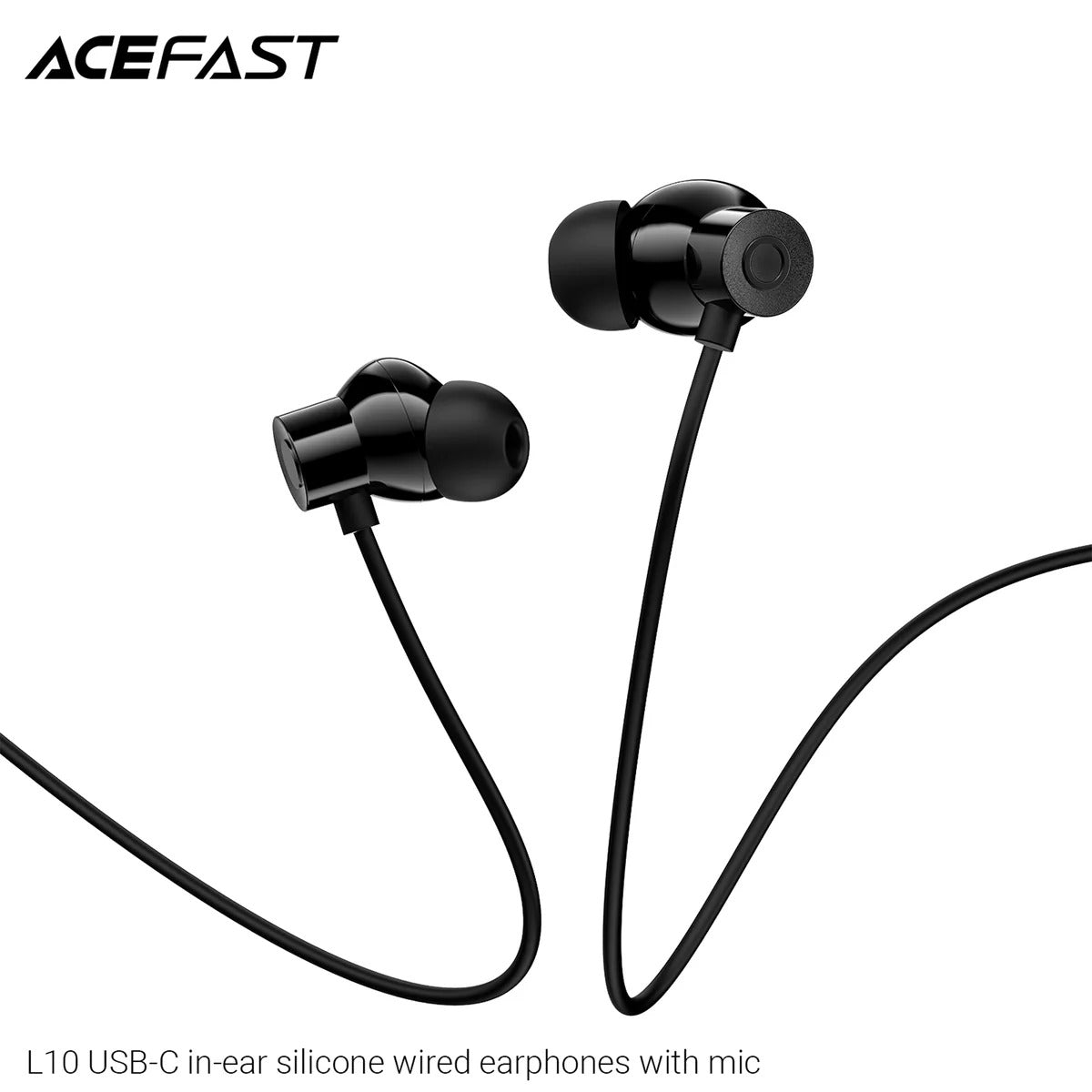 ACEFAST Type-C In-Ear Wired Earphones with Mic - L10