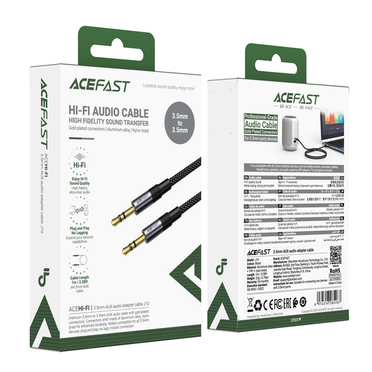 ACEFAST 3.5mm to 3.5mm AUX Audio Cable 1M - J10