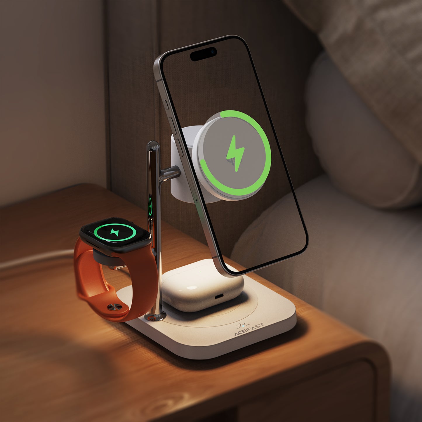 ACEFAST 4-in-1 Desktop Wireless Charger - E39