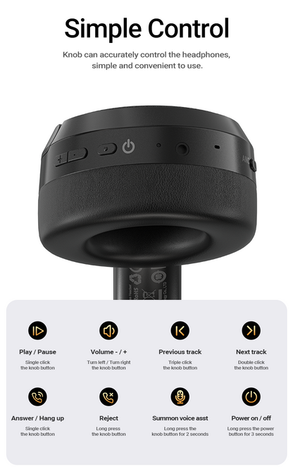 ACEFAST Active Noise Reduction Wireless Headset - H6