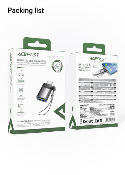 ACEFAST Female USB-A to Type-C Adapter - J7