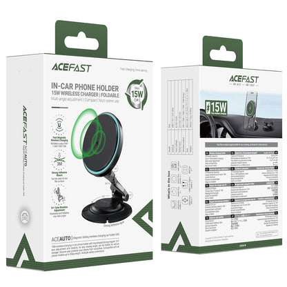 ACEFAST Magnetic Folding Wireless Charging Car Phone Holder - D65