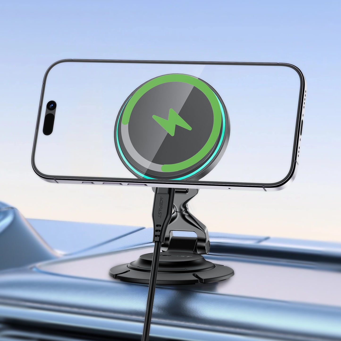 ACEFAST Magnetic Folding Wireless Charging Car Phone Holder - D65