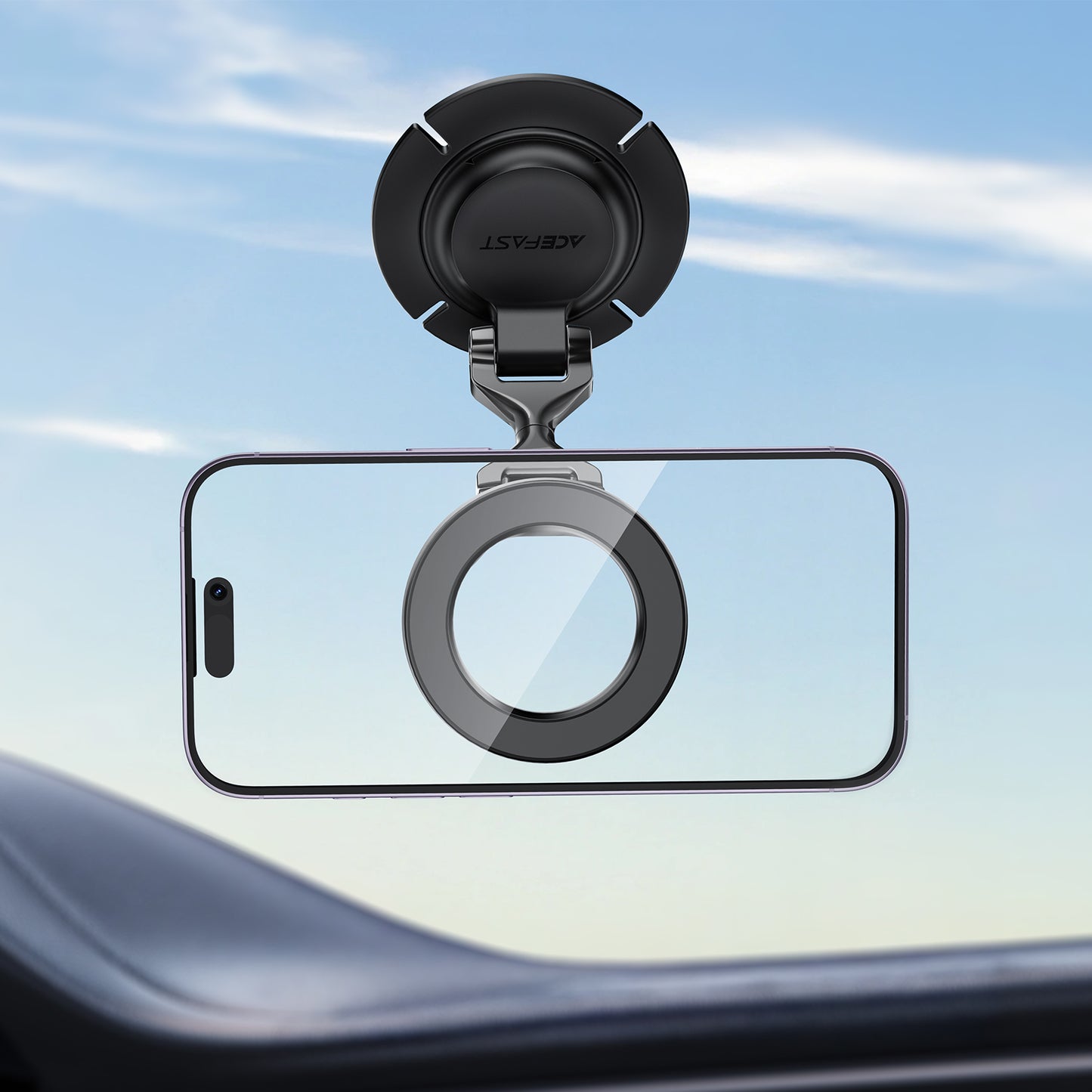 ACEFAST Magnetic Folding Wireless Charging Car Phone Holder - D65