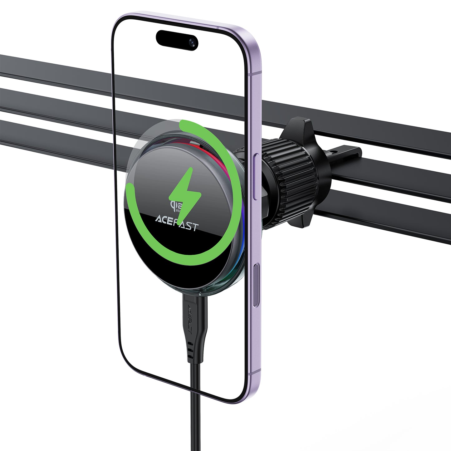 ACEFAST Qi2 25W Magnetic Wireless Charging Car Phone Holder - D61