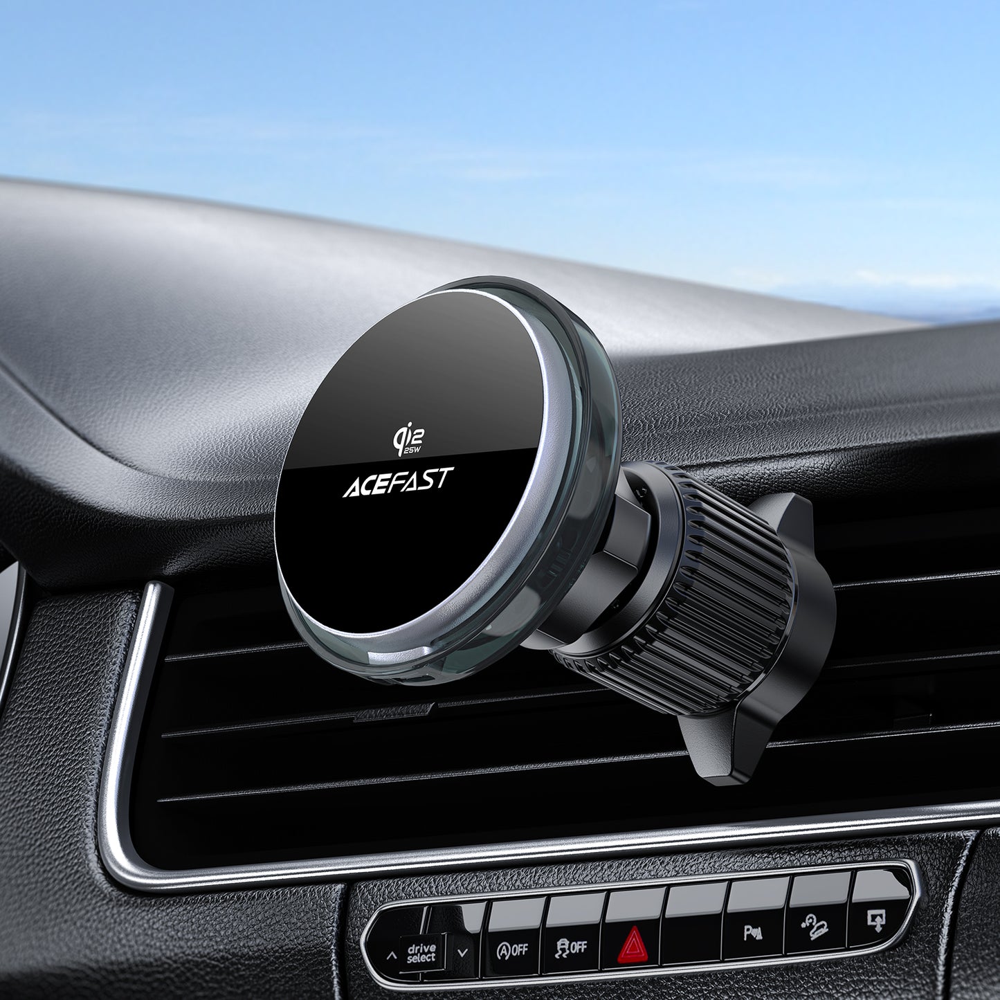 ACEFAST Qi2 25W Magnetic Wireless Charging Car Phone Holder - D61
