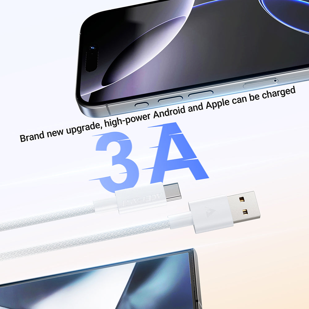 ACEFAST USB-A to USB-C Braid Charging Data Cable - C18-04
